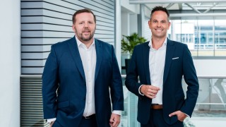 badenova Gesamtvorstand (v.l.n.r.):
Heinz-Werner Hölscher und Hans-Martin Hellebrand