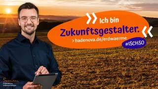 Zukunftsgestalter Simon für das Thema Erdwärme