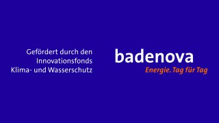 Logo des Innovationsfonds Klima und Wasserschutz mit Förderhinweis