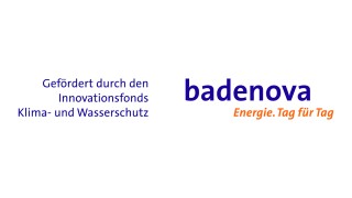 Logo des Innovationsfonds Klima und Wasserschutz mit Förderhinweis